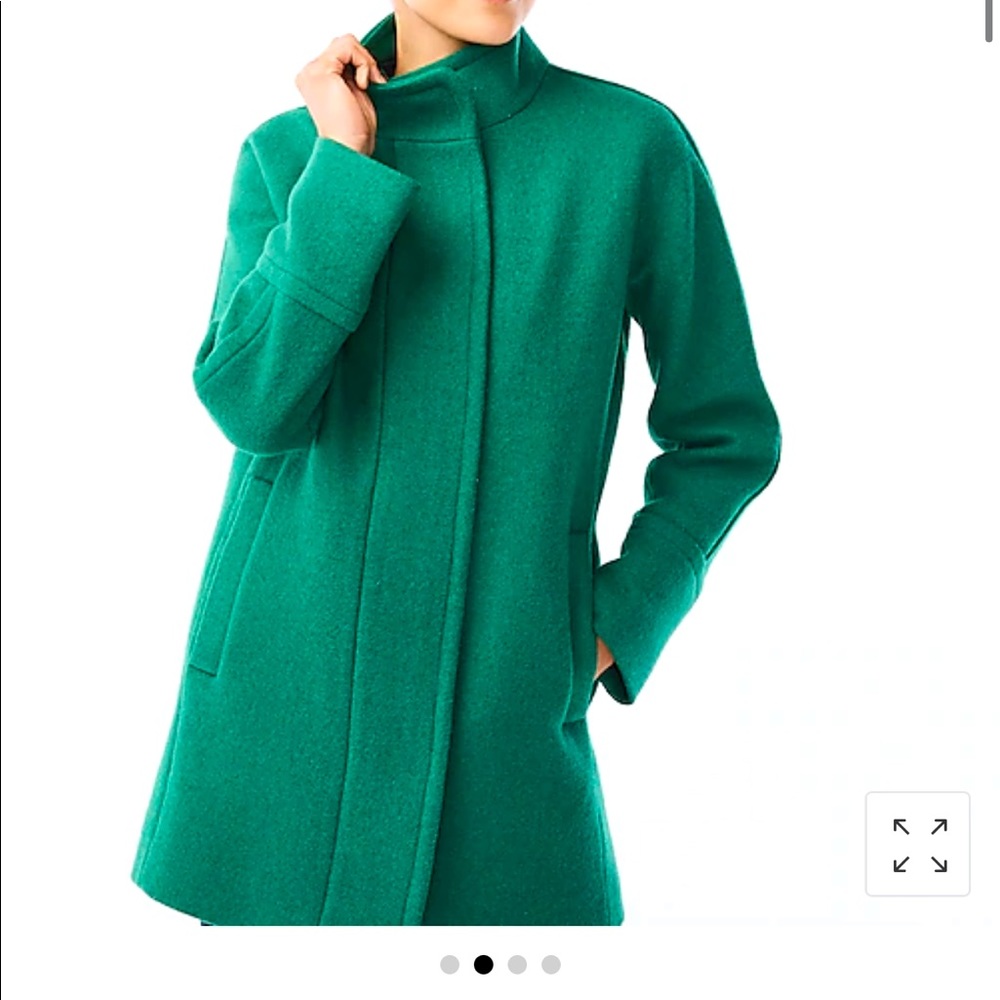 J.CREW City Coat - Size 4 - Alpine Meadow